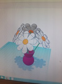 Виртуальная ваза с цветами